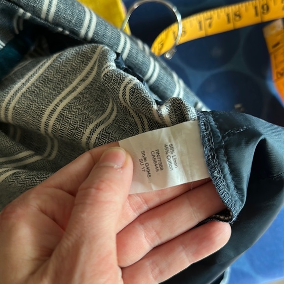 J crew stripe linen blend skirt - Picture 4 of 5